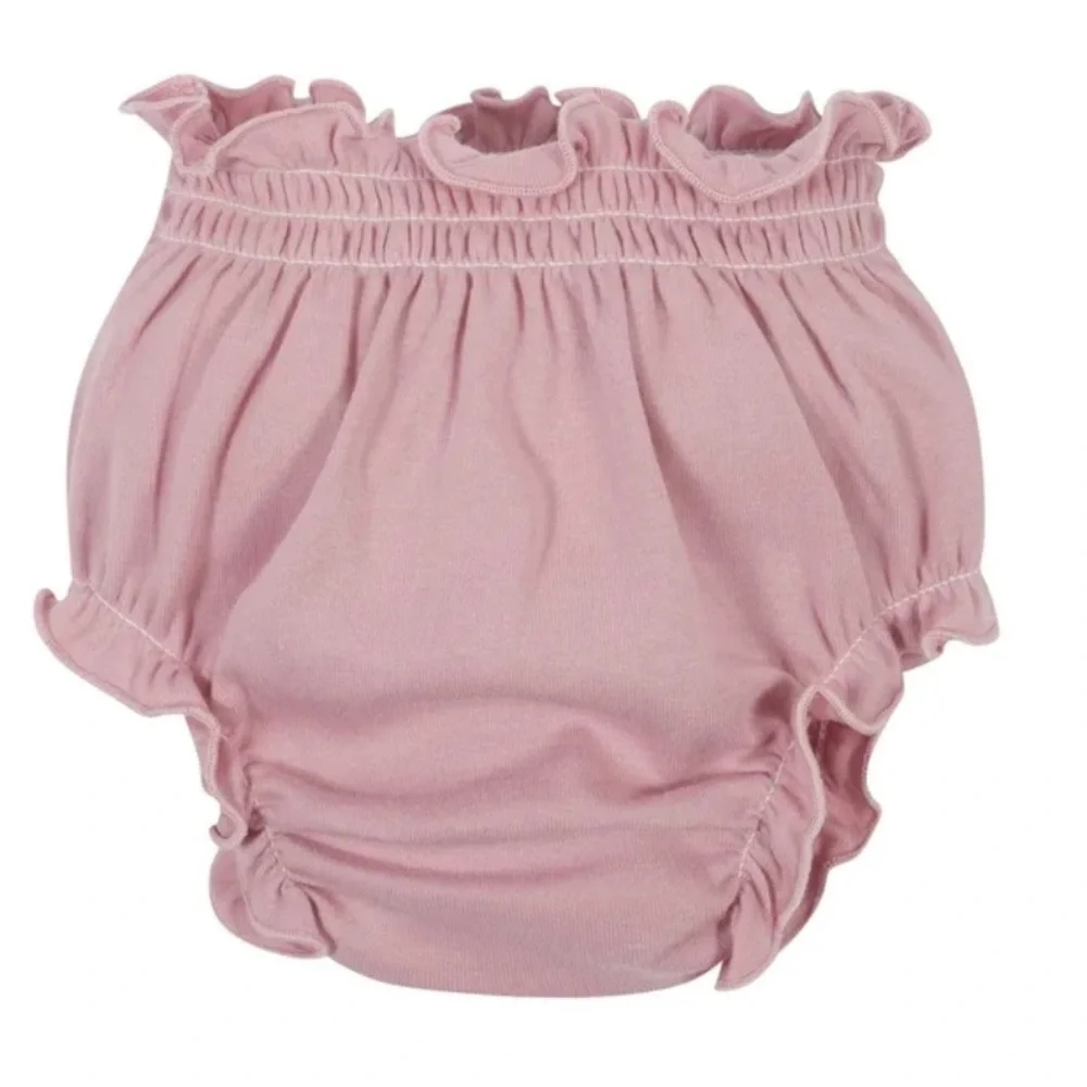 Baby girl clothes bundle of 6 - new! - onesies - headband bows - diaper covers - Picture 7 of 8